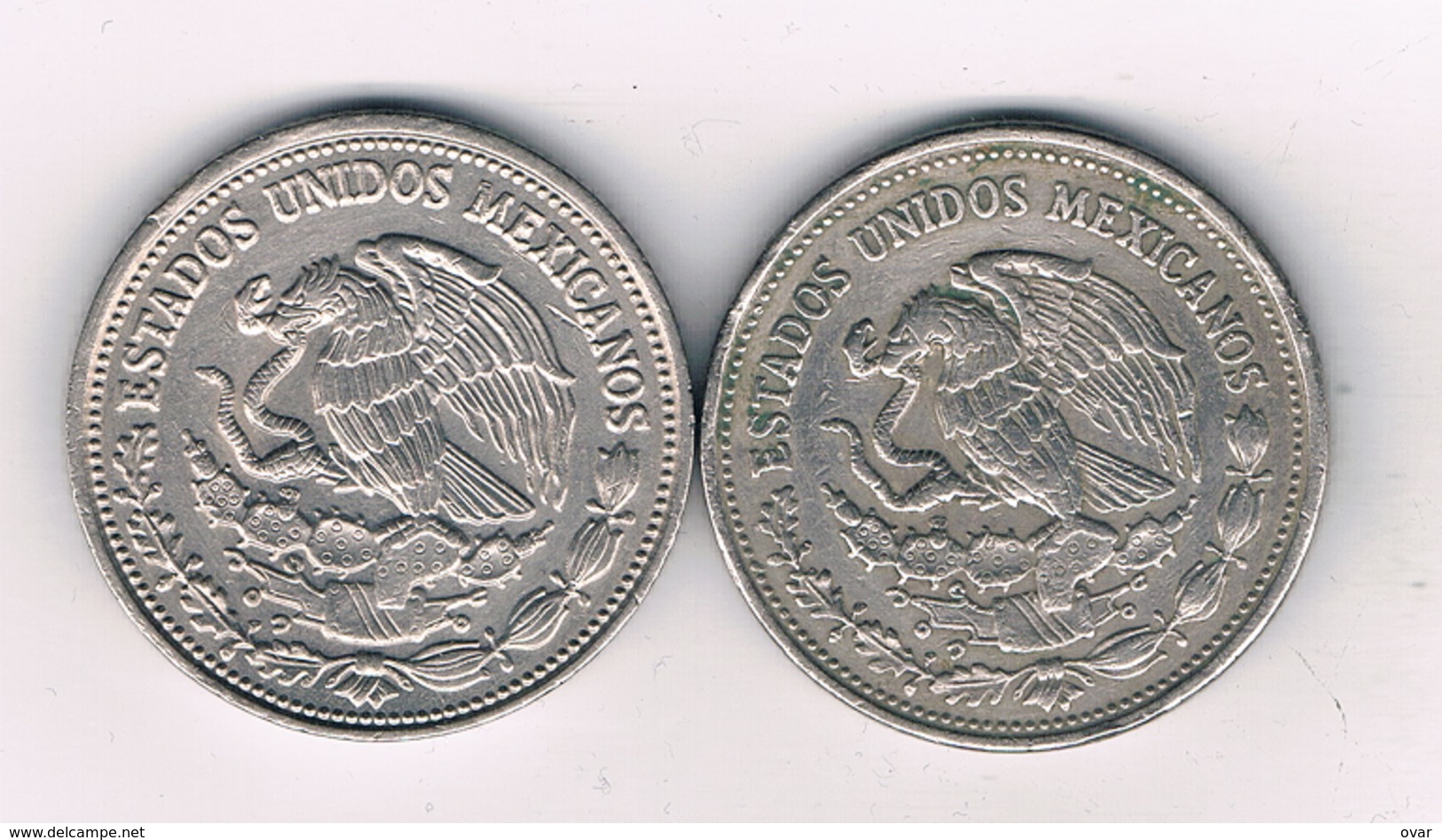 2 X 500 PESOS  1987+1989 MEXICO/4421/ - Mexique