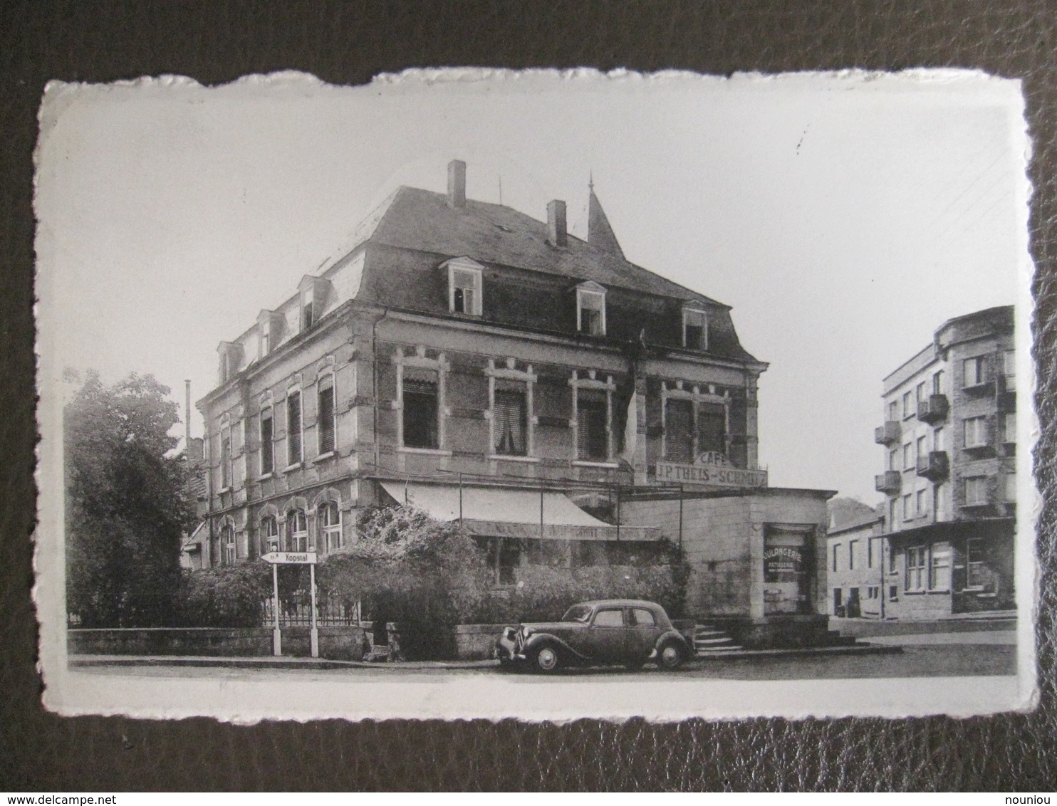 Cpa Luxembourg - Mersch - Café Restaurant J.-P. Theis-Schmitz - Salle Des Fêtes - Boulangerie - Rodange