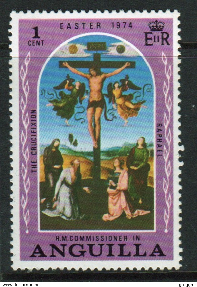 Anguilla Single 1 Cent Stamp From The 1974 Easter Set. - Anguilla (1968-...)