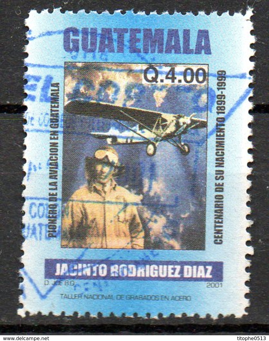 GUATEMALA. N°477 Oblitéré De 2001. Avion. - Airplanes