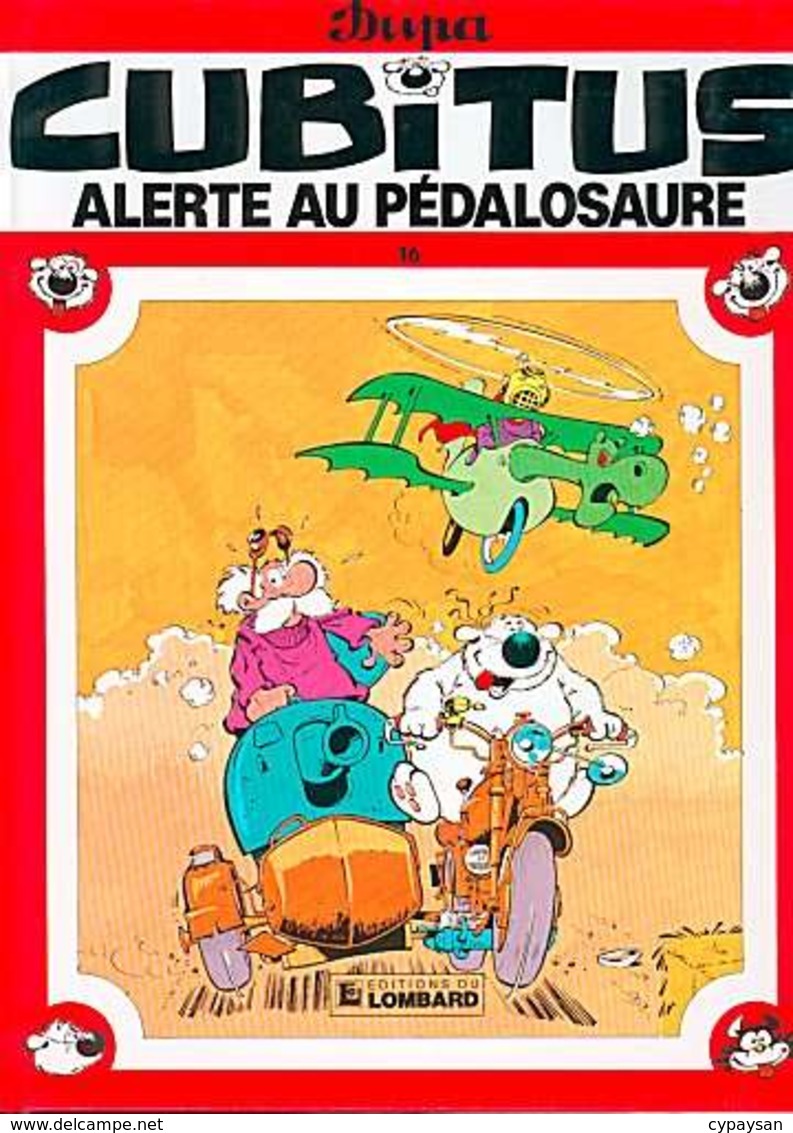 CUBITUS  Alerte Au Pédalosaure  T 16 EO BE LOMBARD 07/1987  Dupa  (BI1) - Cubitus