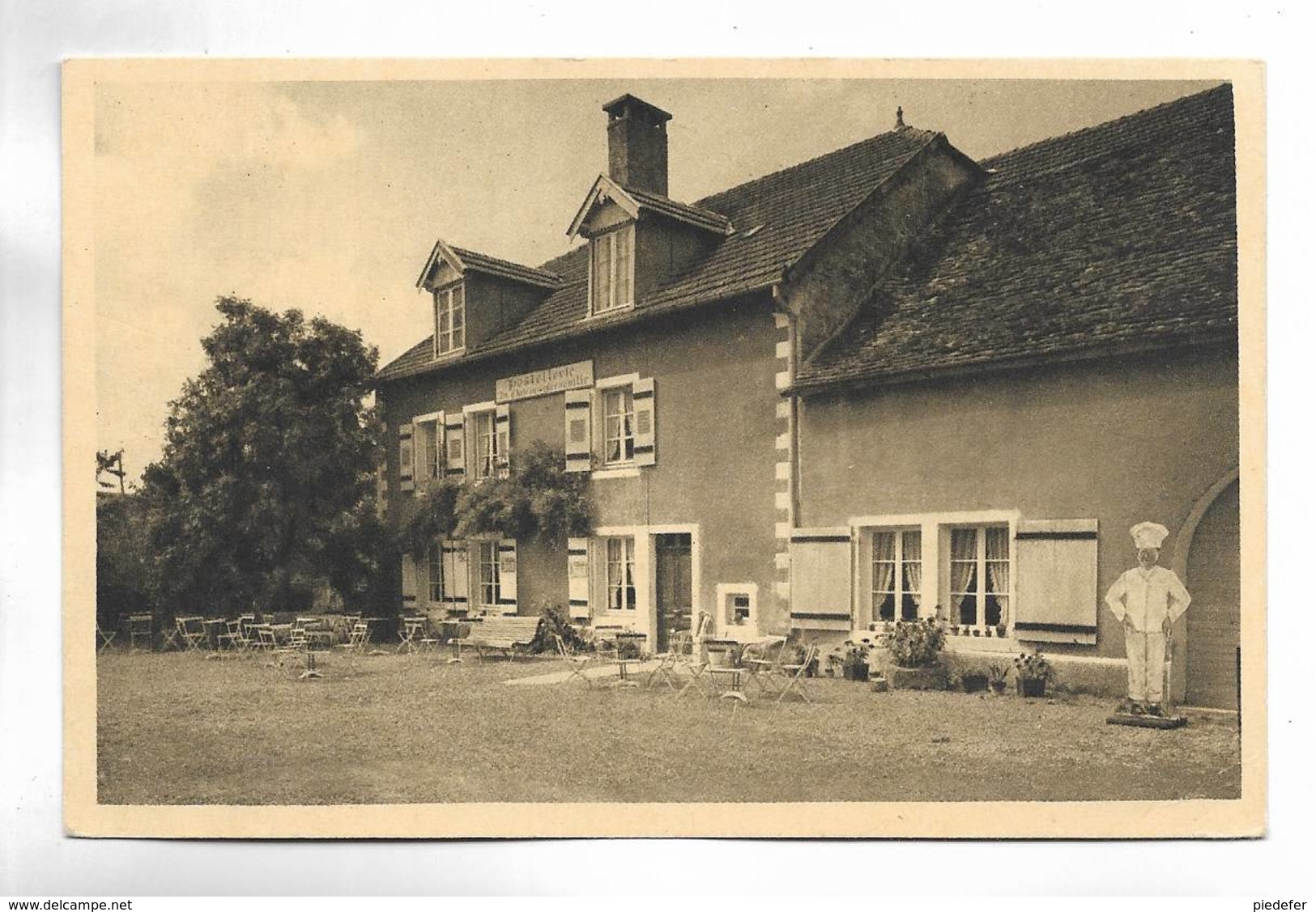 70 - VELLEMINFROY ( Hte-Saône )  - Hostellerie Du Château-Grenouille. Cachet Au Verso - Otros & Sin Clasificación