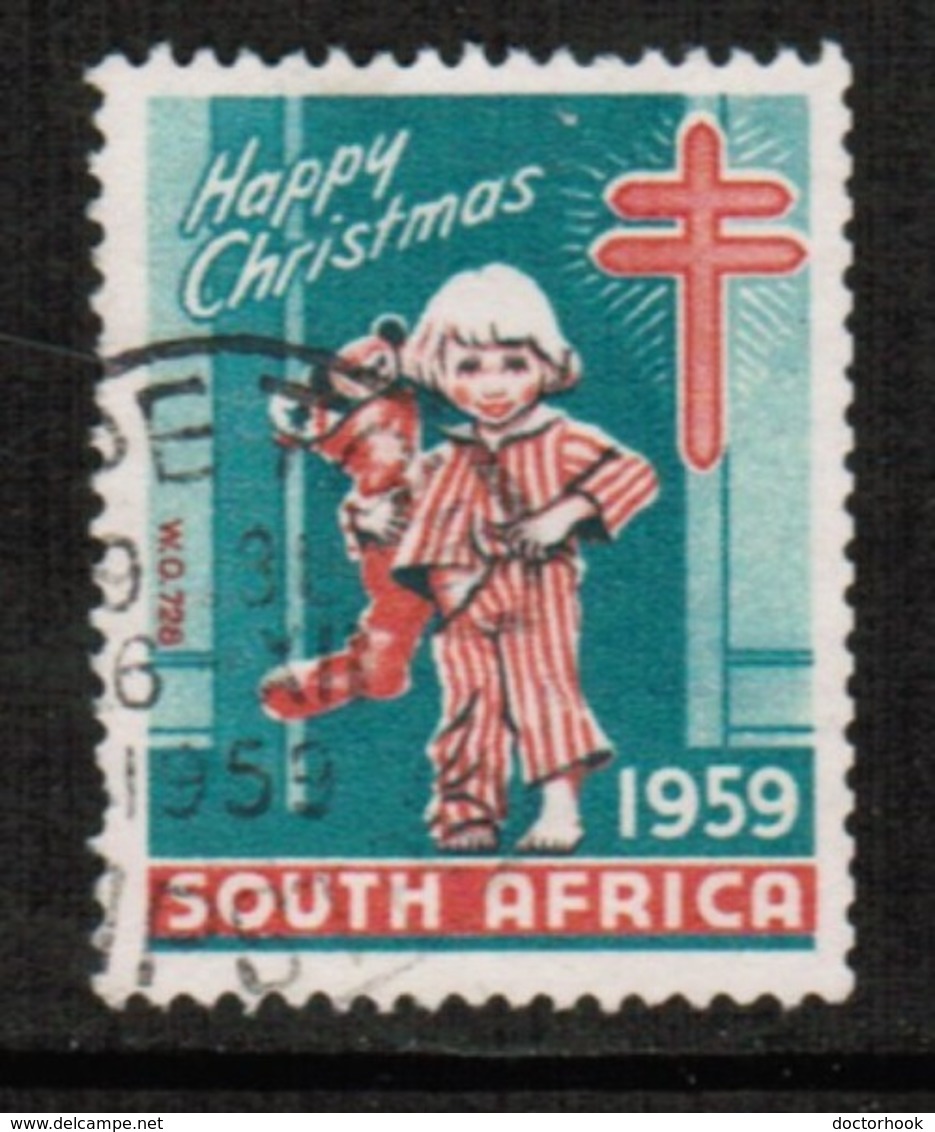 SOUTH AFRICA  Scott # UNLISTED 1959 USED TUBERCULOSIS CHRISTMAS SEAL "AS IS" (Stamp Scan # 512) - Other & Unclassified