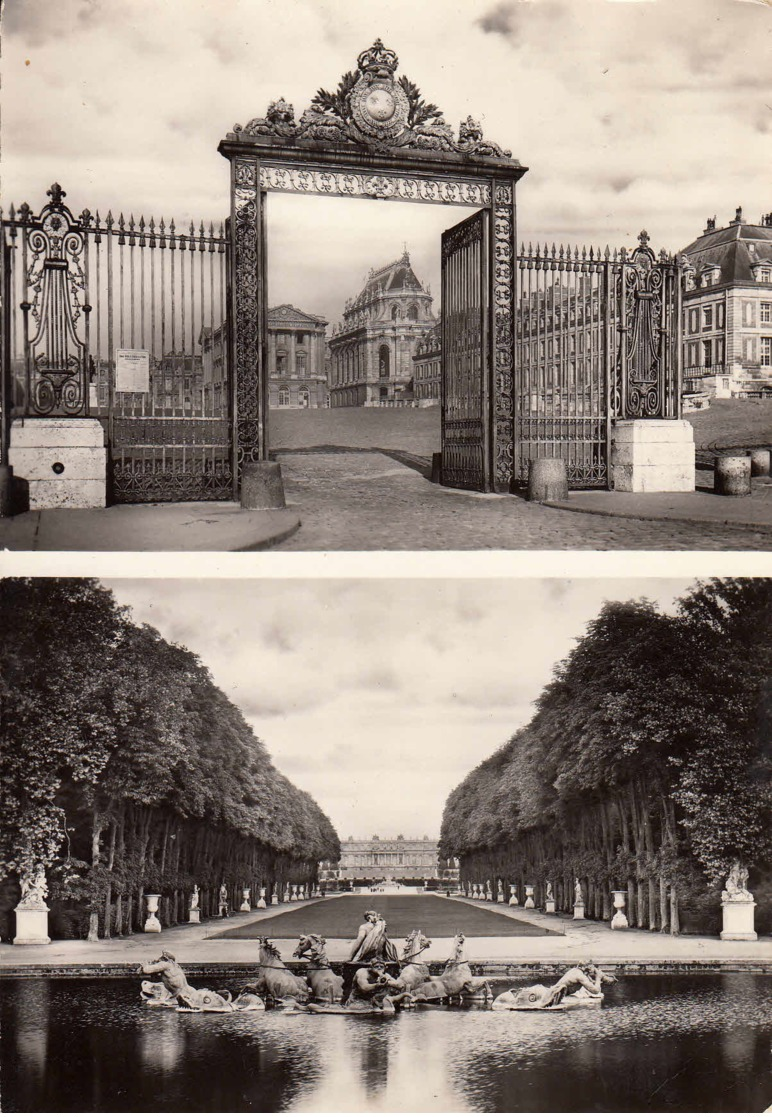 FRANCE - 1957 - Carte Postale De Versailles - Timbre Pub Provins - Lettres & Documents