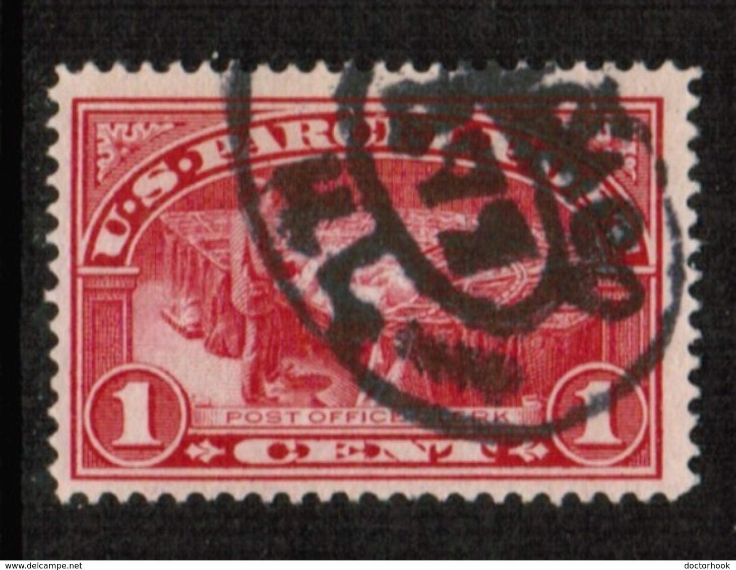 U.S.A.  Scott # Q 1 VF USED (Stamp Scan # 512) - Reisgoedzegels