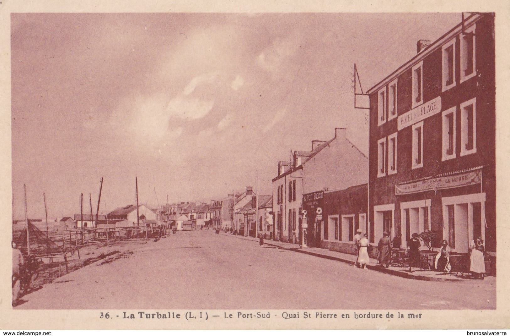 LA TURBALLE -  Le Port-Sud - Quai Saint-Pierre En Bordure De Mer - La Turballe