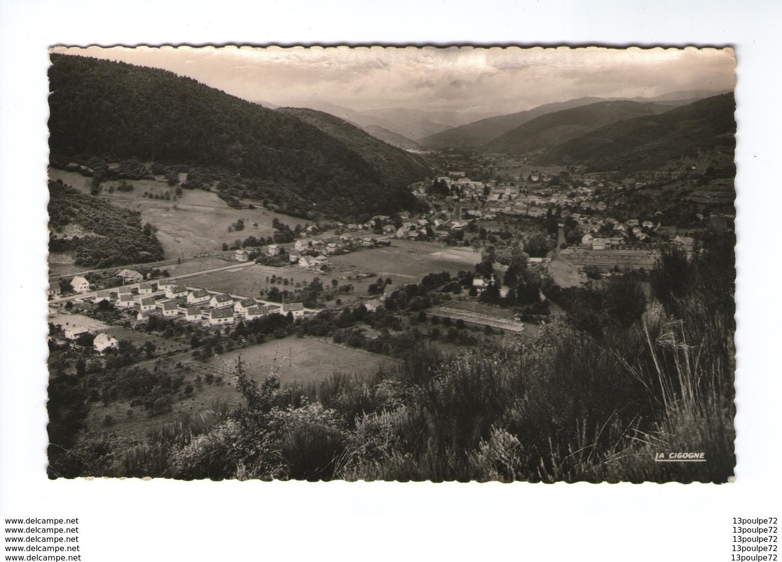 C.P.A  DE  BITSCHWILLER - LES  - THANN ---  VUE  SUR LA VALEE - Autres & Non Classés