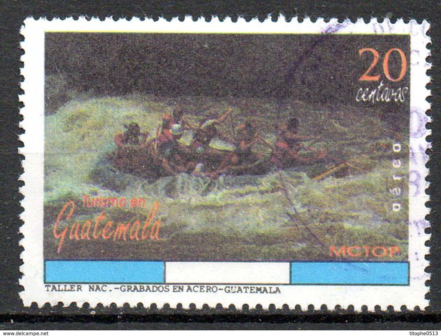 GUATEMALA. PA 846 Oblitéré De 1995. Rafting. - Rafting