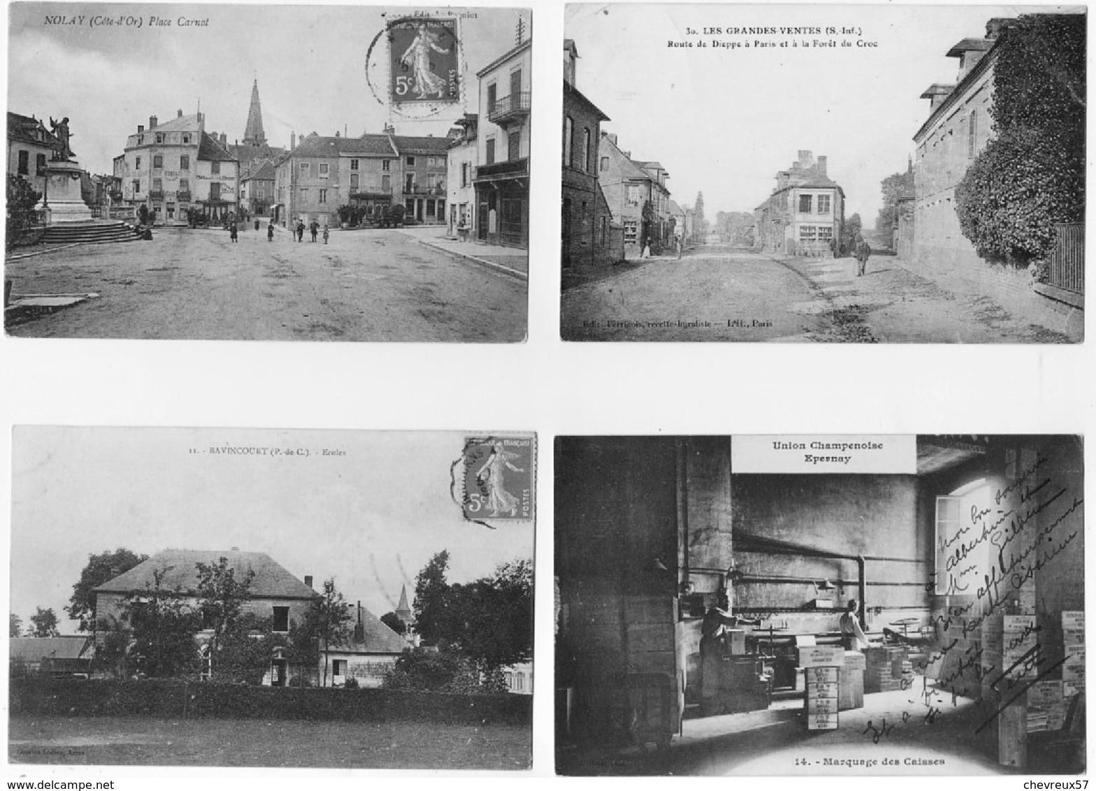 VILLES ET VILLAGES DE FRANCE- LOT 27 - Joli Lot De 35 Cartes Anciennes Divers Prix Départ 1 € - 5 - 99 Postcards