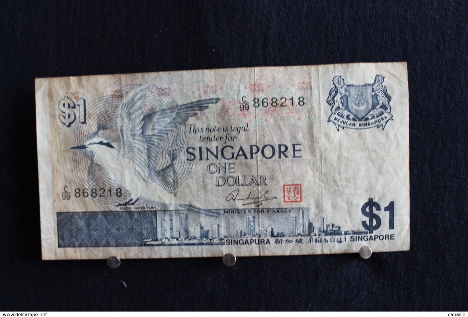 45 /  Singapour - Singapore 1 One Dollar   /  N° 868218 - Singapour