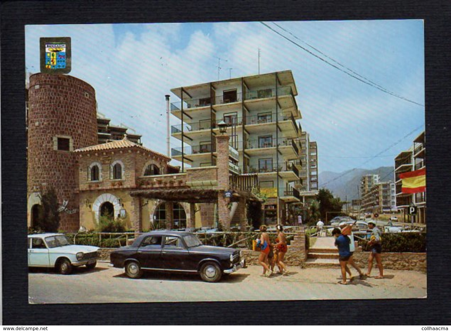 Espagne / Benicasim / Torreon Y Apartamentos ( Automobile Peugeot 403,204 ...) - Autres & Non Classés