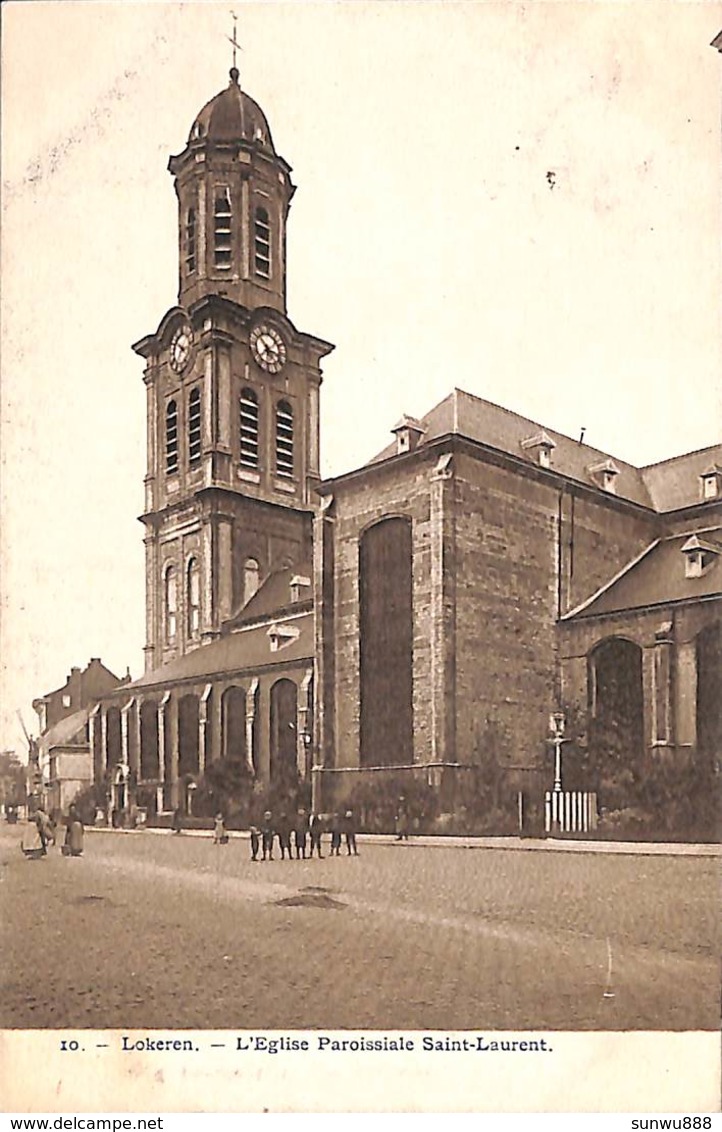 Lokeren - L'Eglise Paroissiale Saint-Laurent (animéee, Bertels) - Lokeren