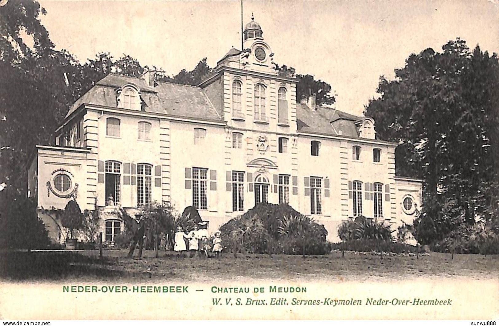 Neder-over-Heembeek - Château De Meudon (W V S Edit Servaes-Keymolen, Animatie, 1908) - Brüssel (Stadt)