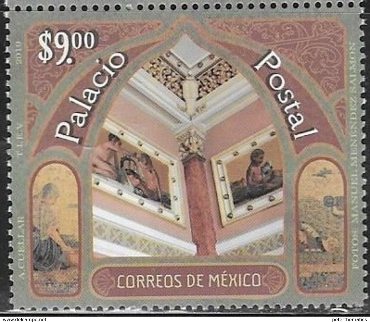 MEXICO, 2019, MNH, CENTRAL POST OFFICE, ACHITECTURE,1v - Other & Unclassified