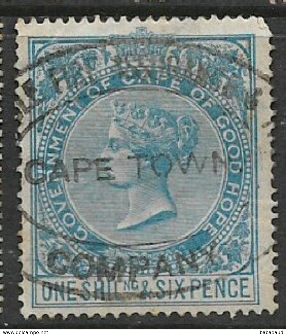 South Africa, CoGH, Revenue, VR, 1878, 1'6 Crown CC Wmk Perf 14, Used - Cape Of Good Hope (1853-1904)