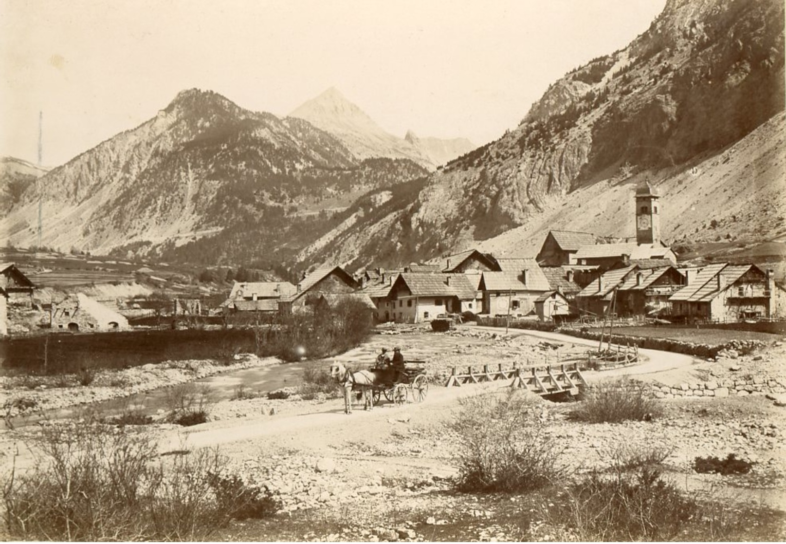 Col De L'Échelle Par Plampinet - Alte (vor 1900)