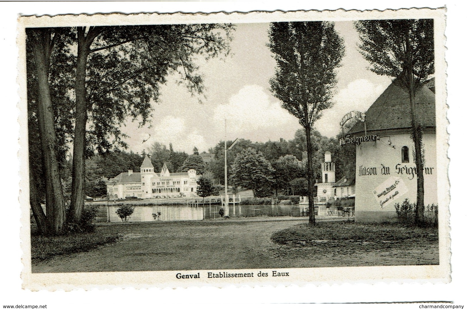 Genval - Etablissement Des Eaux - Circulée - 2 Scans - Rixensart