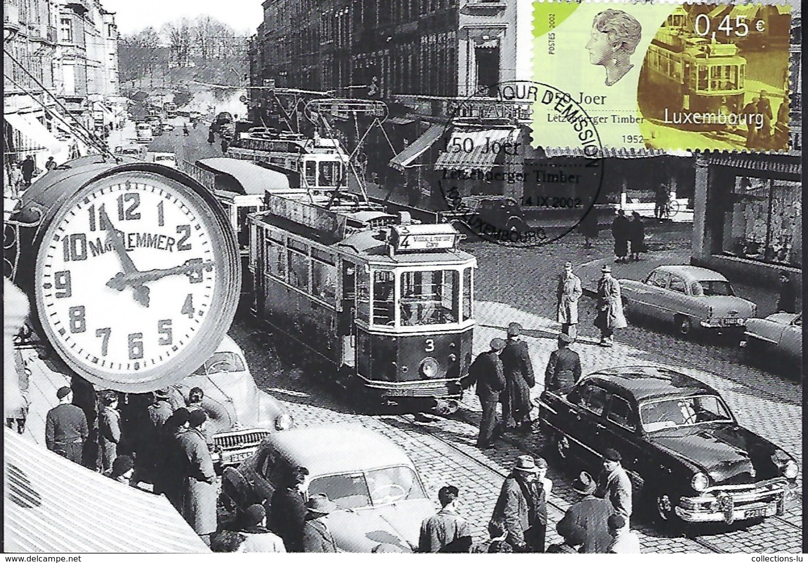 14.9.2002  -  Luxembourg - Avenue De La Gare  Photo Pol Aschman - Cartes Maximum