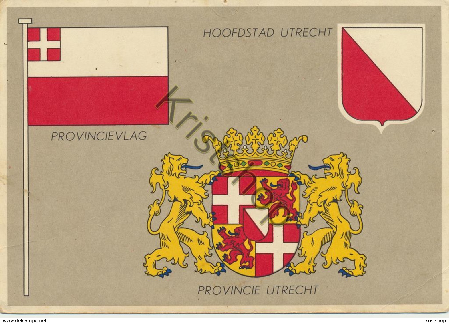 Utrecht - Utrecht - Heraldiek [2A-4.269 (10.5*14.5) - Autres & Non Classés