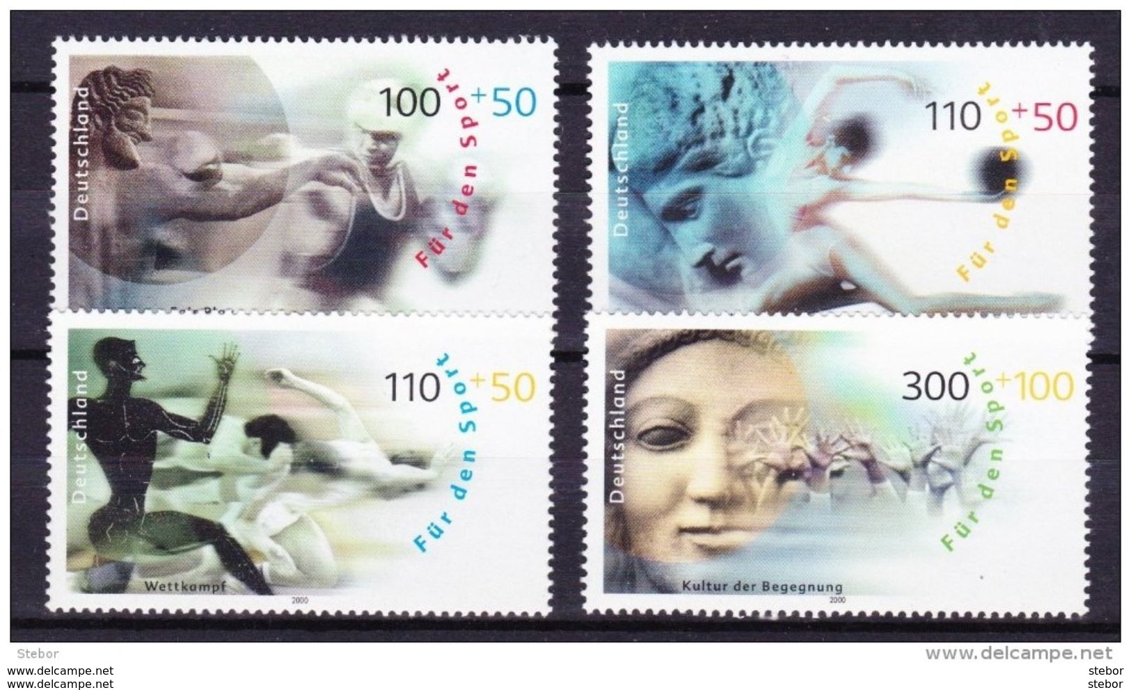 Duitsland 2000 Nr 1926/29 **, Zeer Mooi Lot Krt 3716 - Collections (sans Albums)