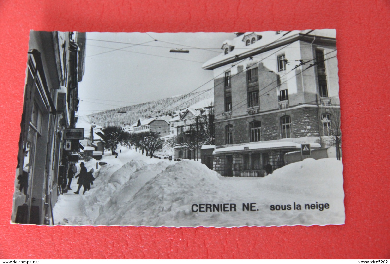 Neuchatel Cernier Ne. Sous La Neige Ed. Randal NV - Cernier