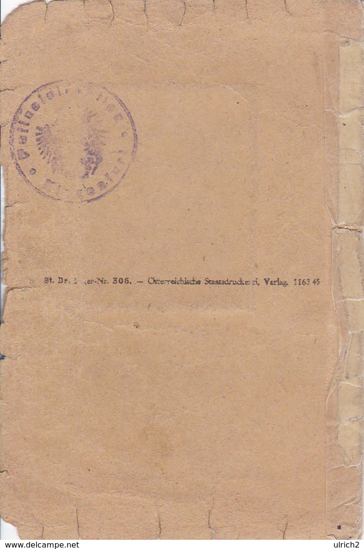 Identitätsausweis Klagenfurt 1950 - Viersprachig - Mit Stempel Der Russ. Behörden (41541) - Historische Documenten