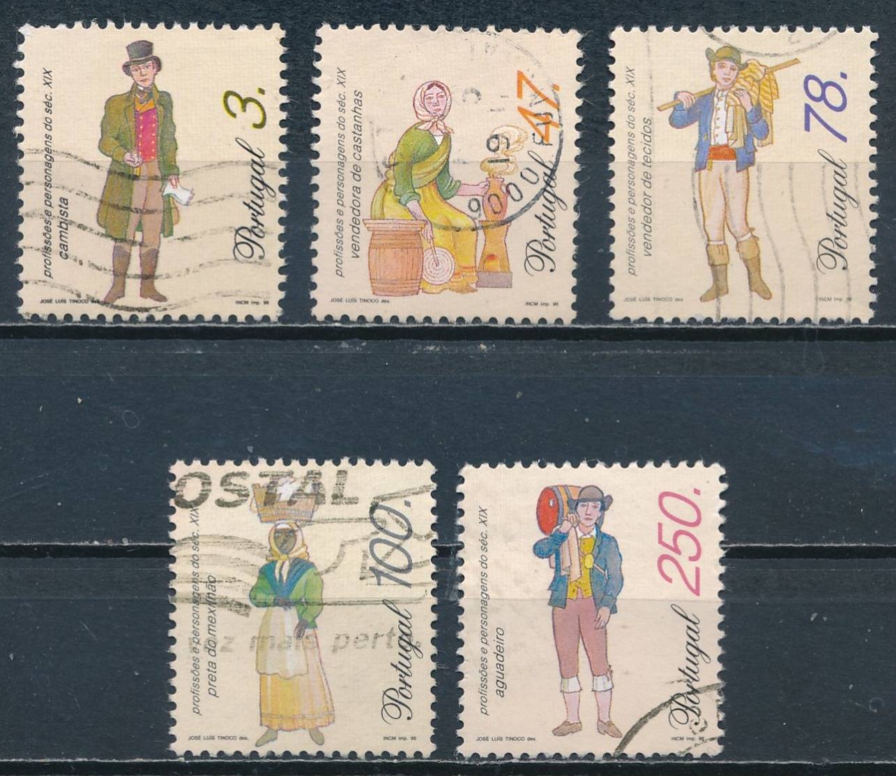 °°° PORTUGAL - Y&T N°2094/98 - 1996 °°° - Used Stamps