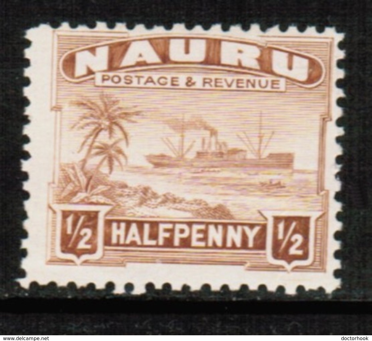 NAURU  Scott # 17* F-VF MINT LH (Stamp Scan # 513) - Nauru