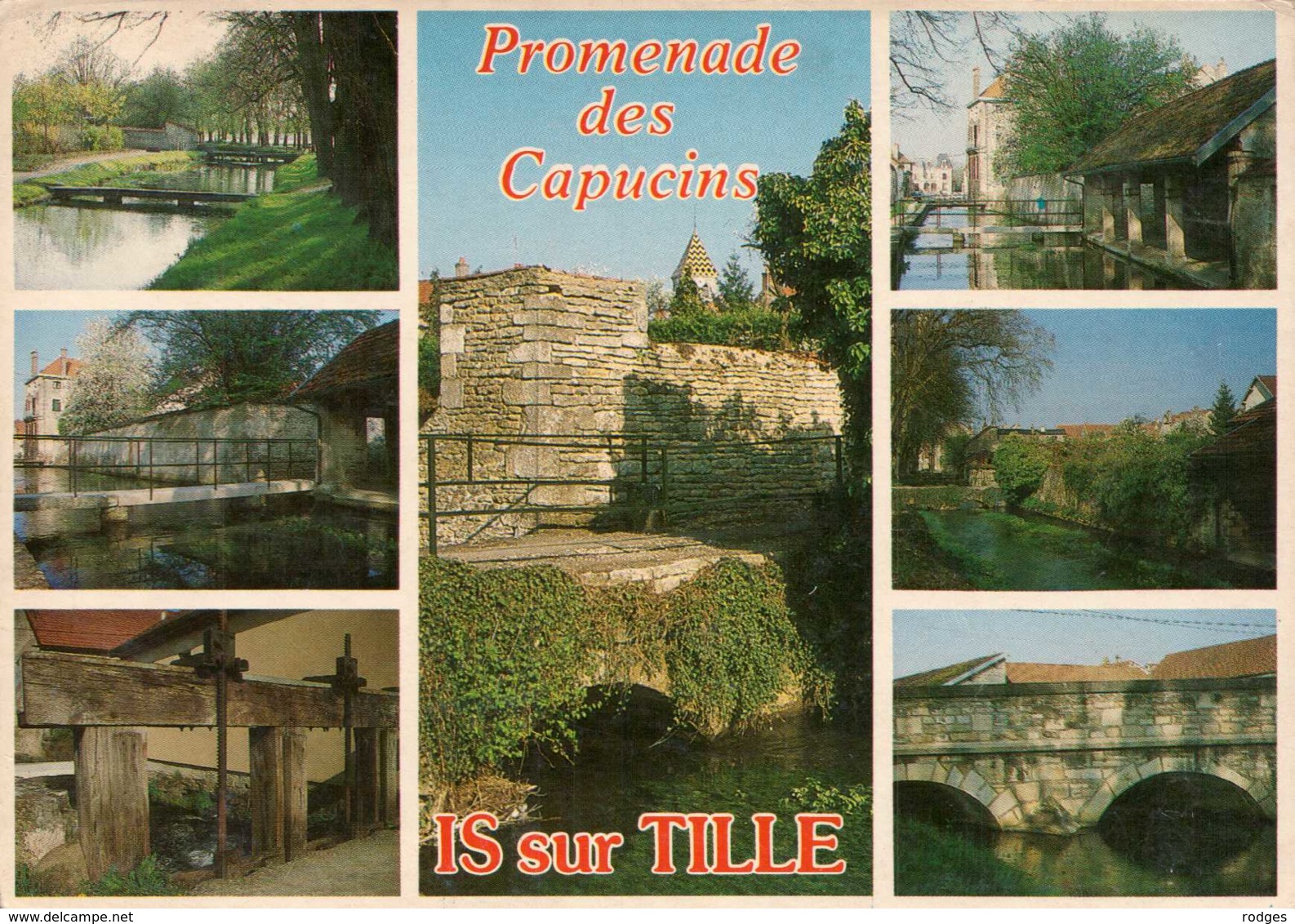 DEP 21 , Cpm IS Sur TILLE , Multivues , Promenade Des Capucins   (D9.949) - Is Sur Tille