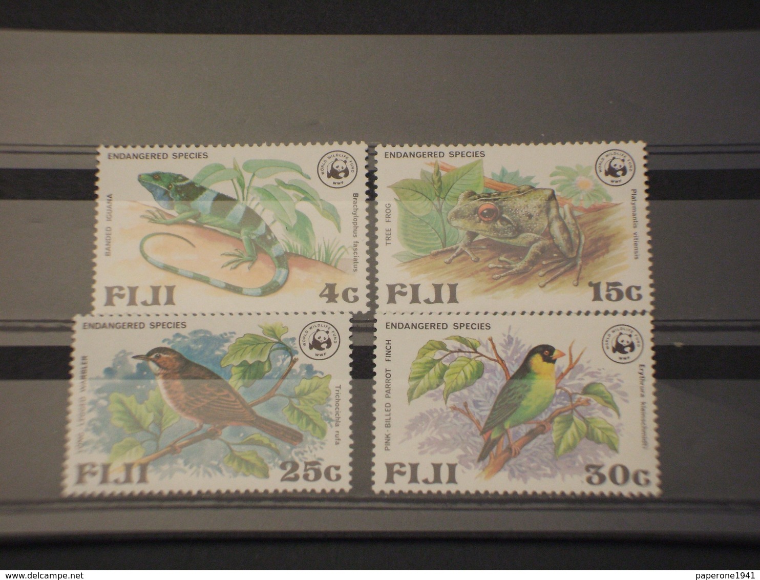 FIJI - 1979 WWF FAUNA 4 VALORI - NUOVI(++) - Fiji (1970-...)