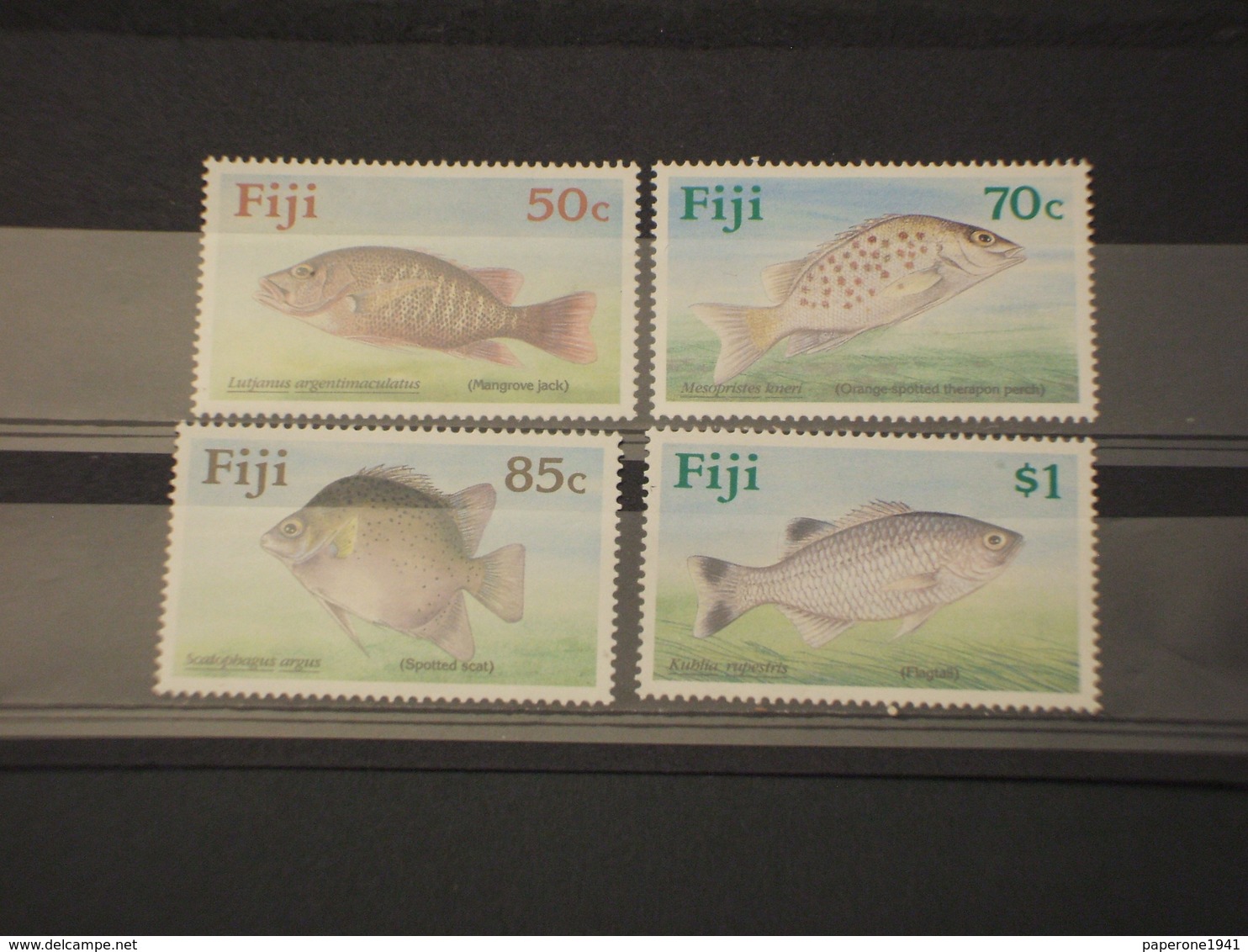 FIJI - 1990 PESCI 4 VALORI - NUOVI(++) - Fiji (1970-...)