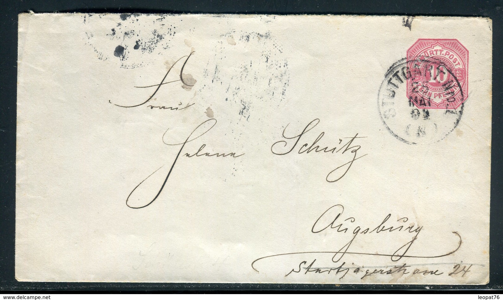 Allemagne - Entier Postal De Stuttgart En 1894 , à Voir -  Réf M92 - Postal  Stationery