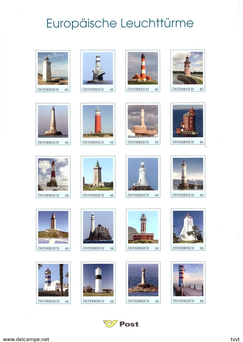 Austria, 2016. Lighthouses Of Europe (booklet) - Barche