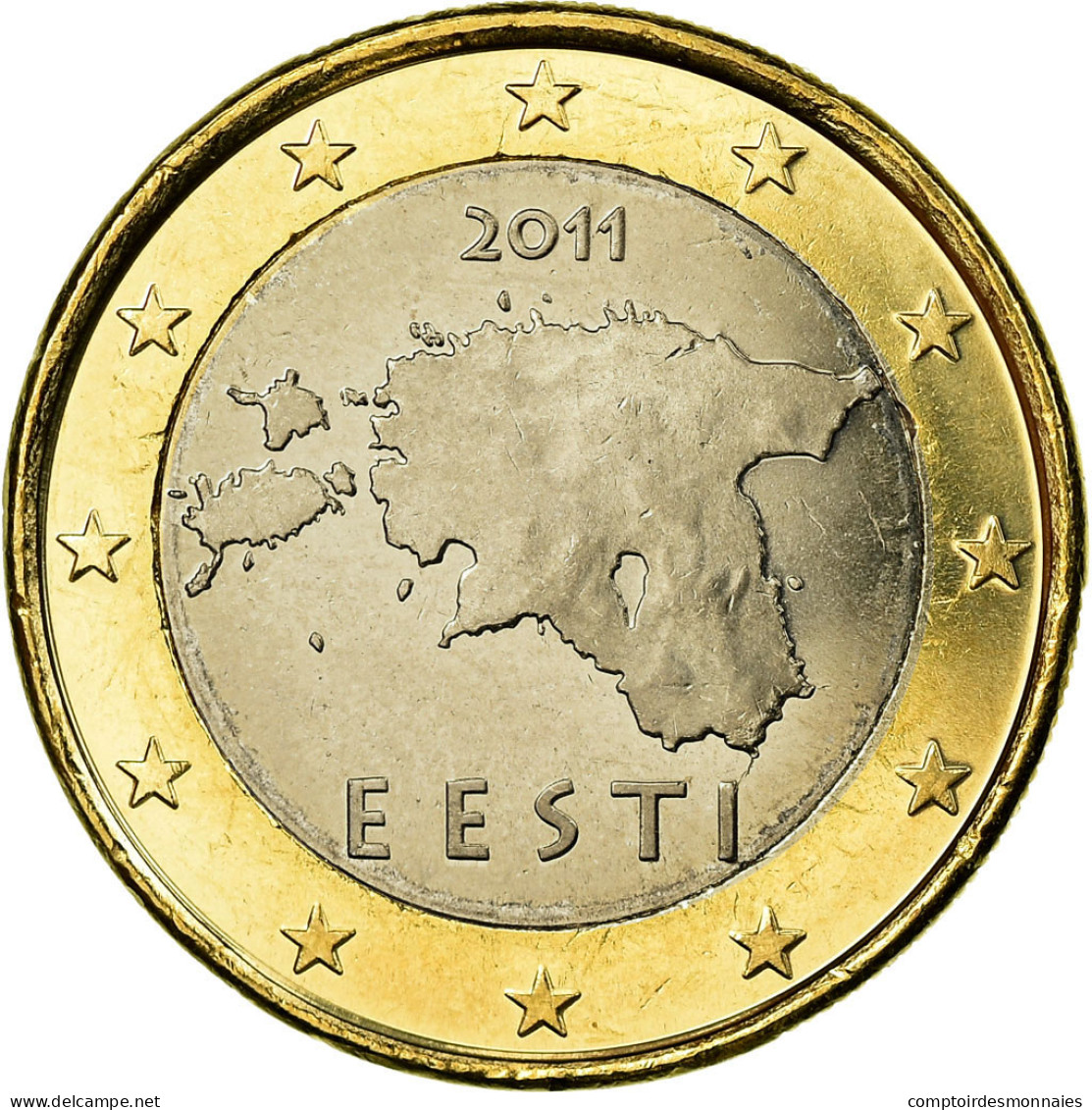 Estonia, Euro, 2011, SPL, Bi-Metallic, KM:67 - Estland