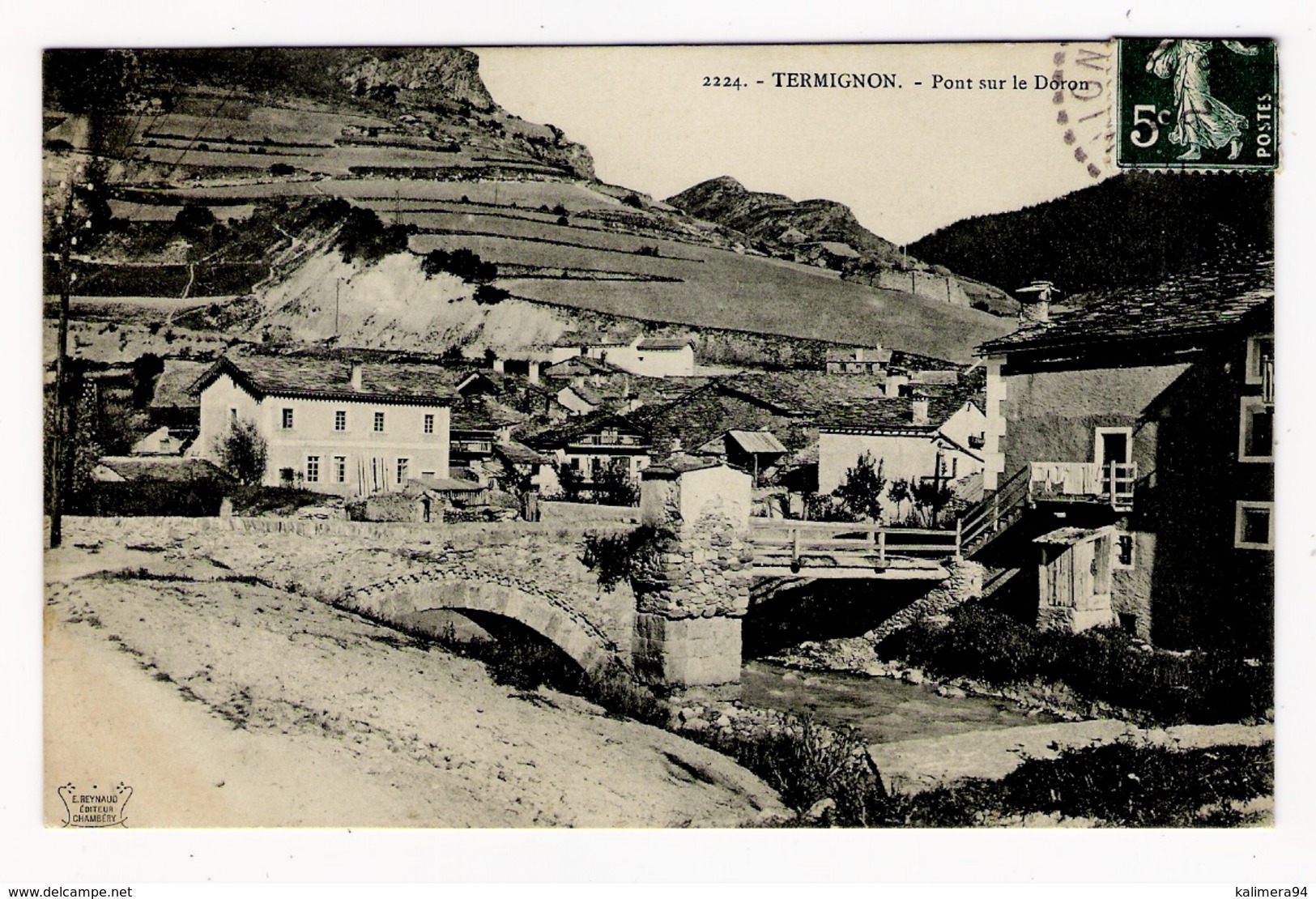 SAVOIE  /  TERMIGNON  /  PONT  SUR  LE  DORON  /  Edit. E. REYNAUD  N° 2224 - Autres & Non Classés