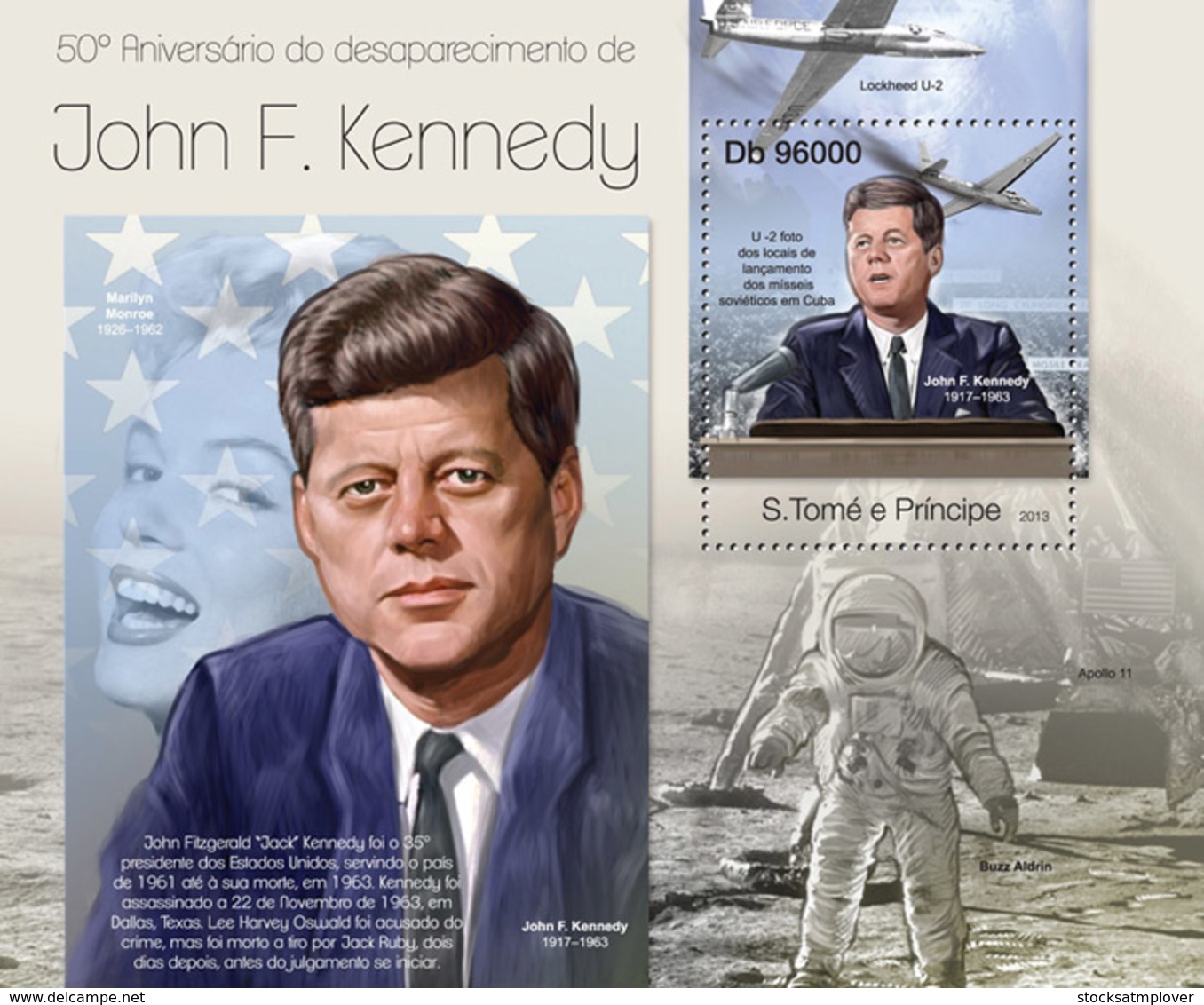 Sao Tome  2013  John F. Kennedy - Sao Tome And Principe