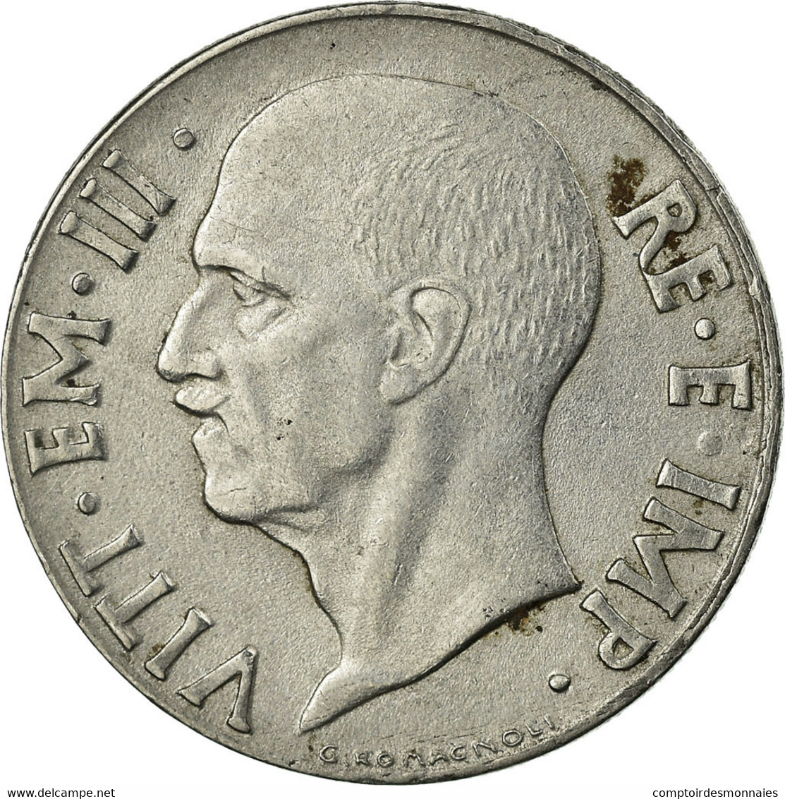 Monnaie, Italie, Vittorio Emanuele III, 20 Centesimi, 1940, Rome, TB+, Stainless - 1900-1946 : Victor Emmanuel III & Umberto II