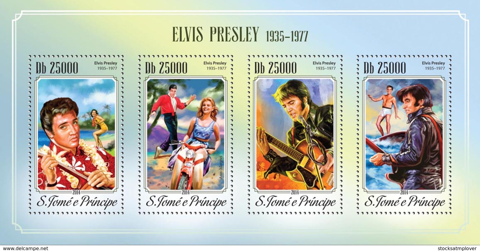 Sao Tome  2014  Elvis Presley - Sao Tome And Principe