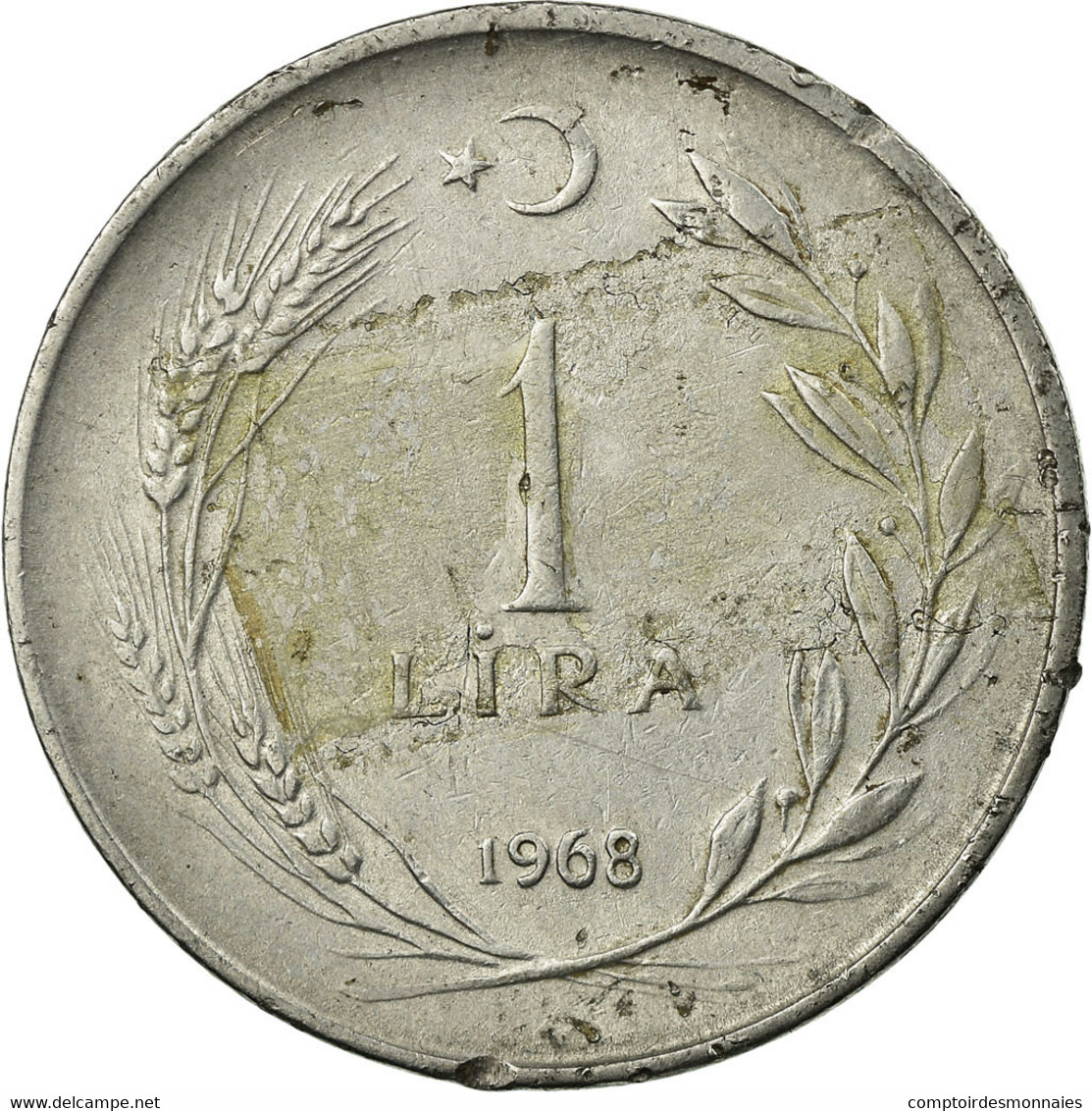 Monnaie, Turquie, Lira, 1968, TB, Stainless Steel, KM:889a.2 - Turquie