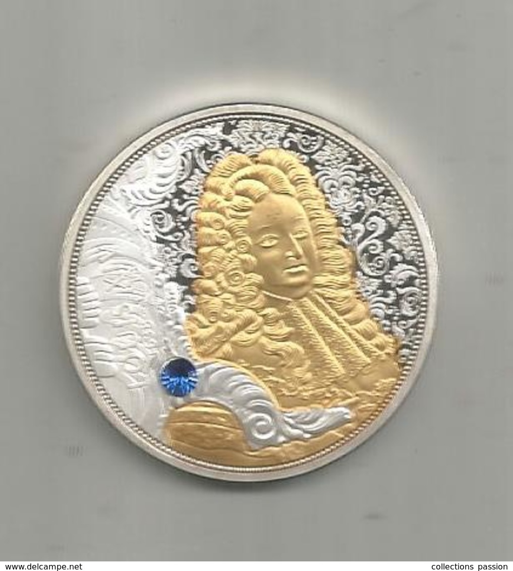 Médaille, LES ROIS DE FRANCE CELEBRES , LOUIS XIV  ,frais Fr 3.15 E - Royaux / De Noblesse