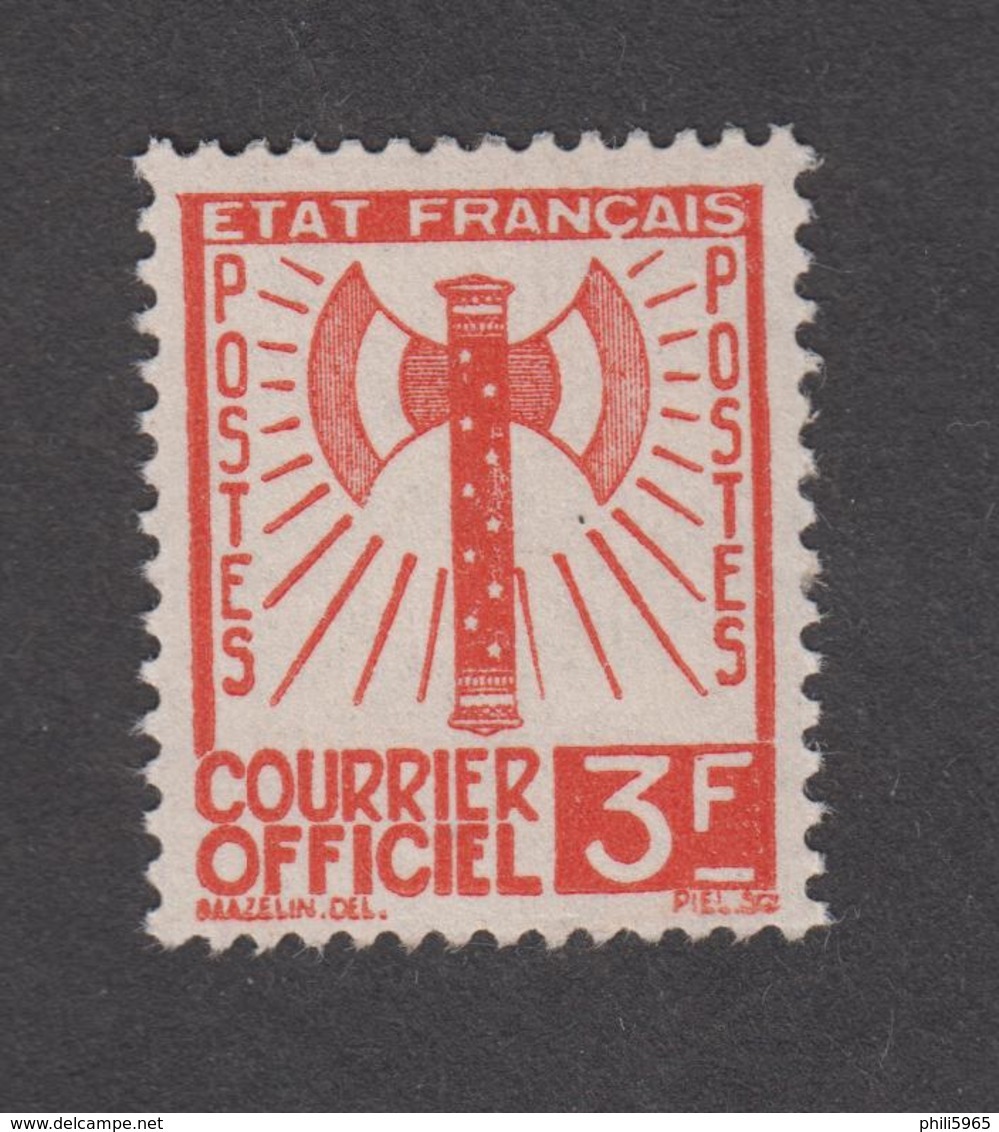 France - Timbres De Service - Neuf ** Francisque - N°10 - 1943 -TB - Nuevos