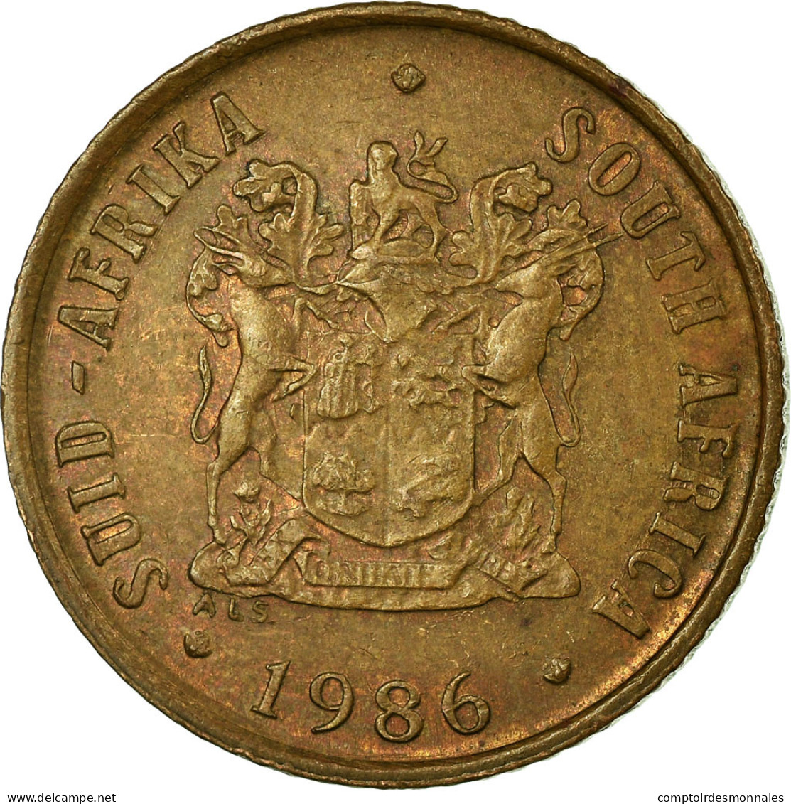 Monnaie, Afrique Du Sud, Cent, 1986, TTB, Bronze, KM:82 - South Africa