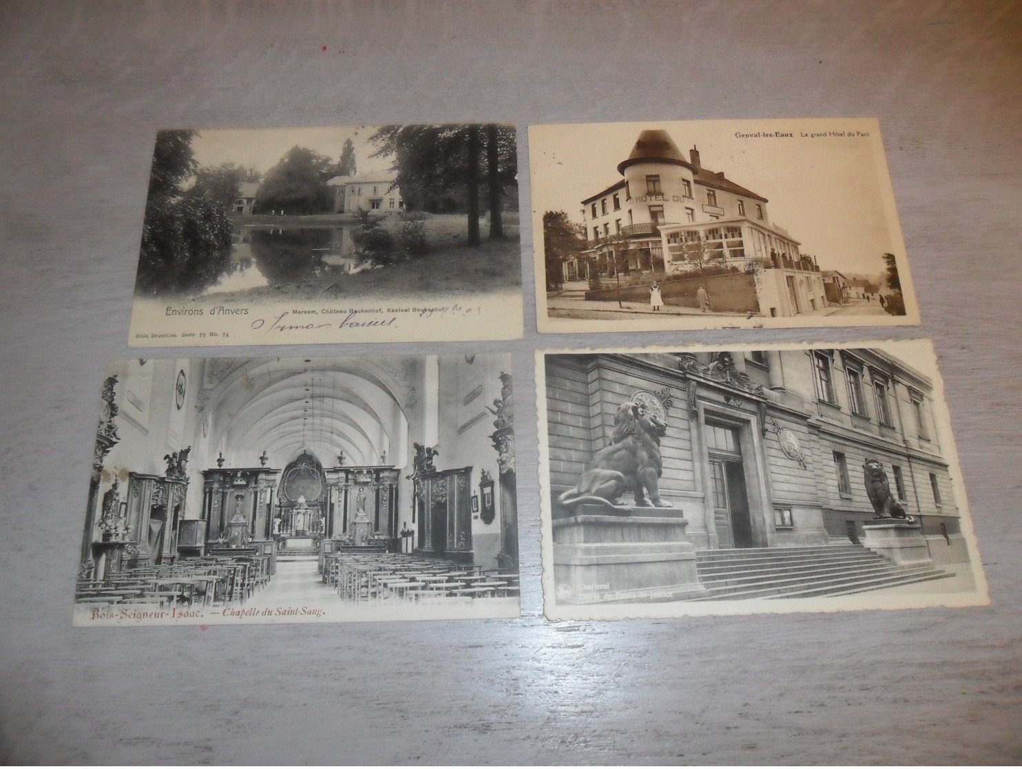 Grand beau lot de 100 cartes postales de Belgique        Groot mooi lot van 100 postkaarten van België