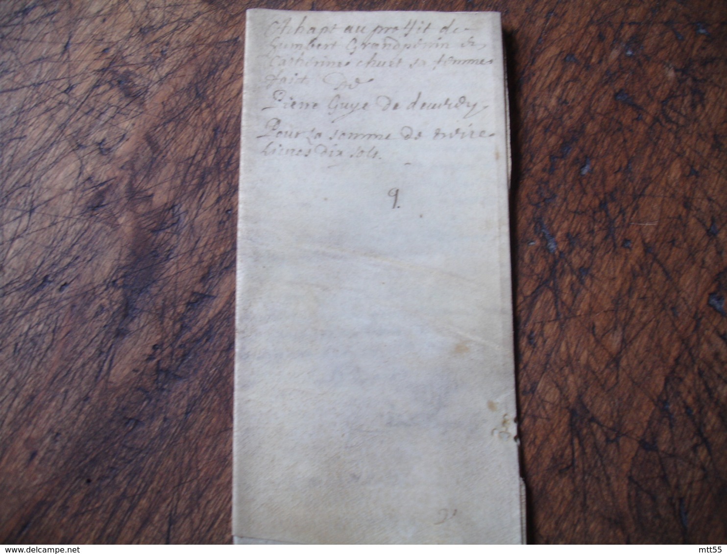 Parchemin  1703 Voray Acte De Vente Notarie - Historical Documents