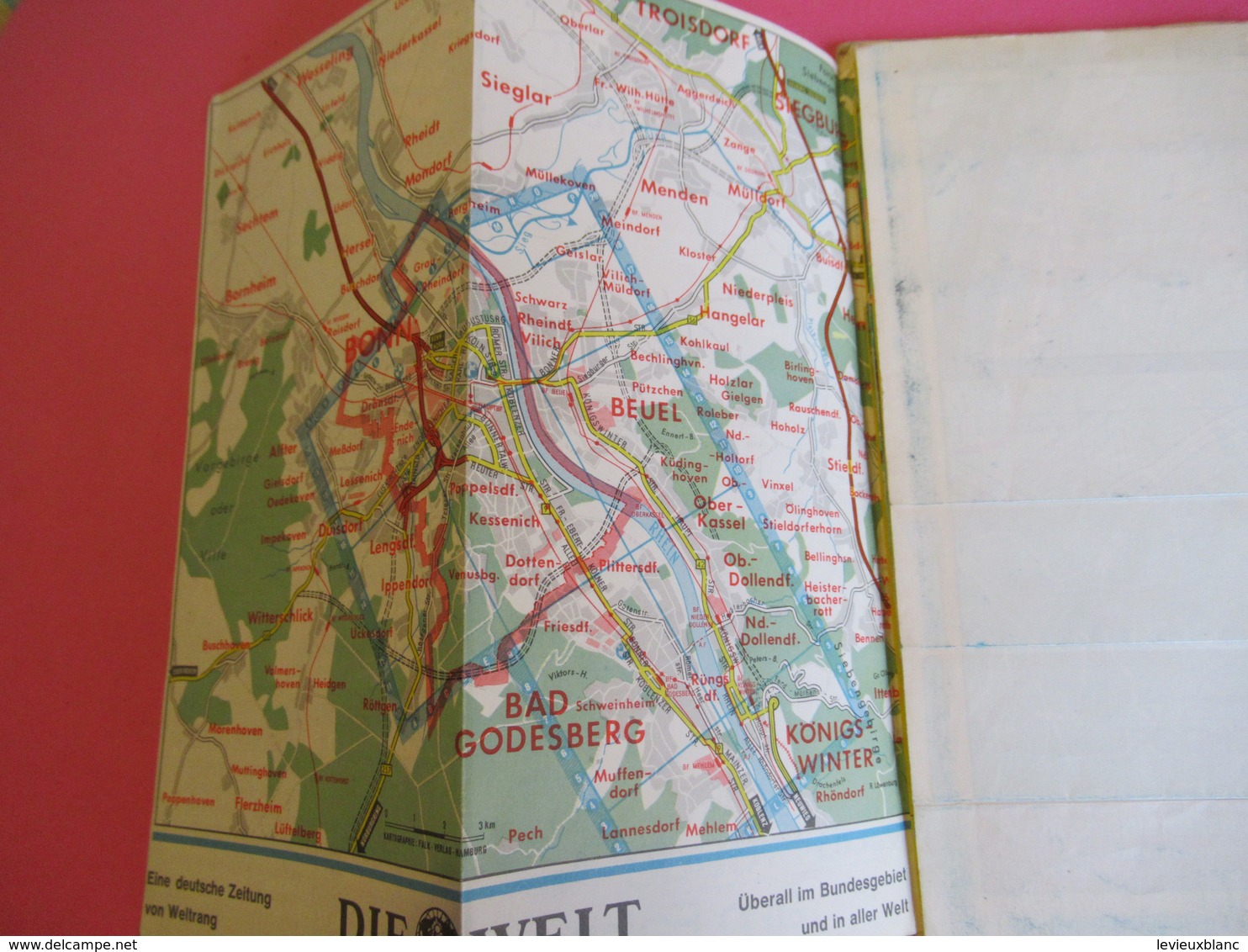 Plan Guide / BONN/Bad Godesberg / Falk Plan / N°166/  Allemagne/ Vers 1970   PGC290