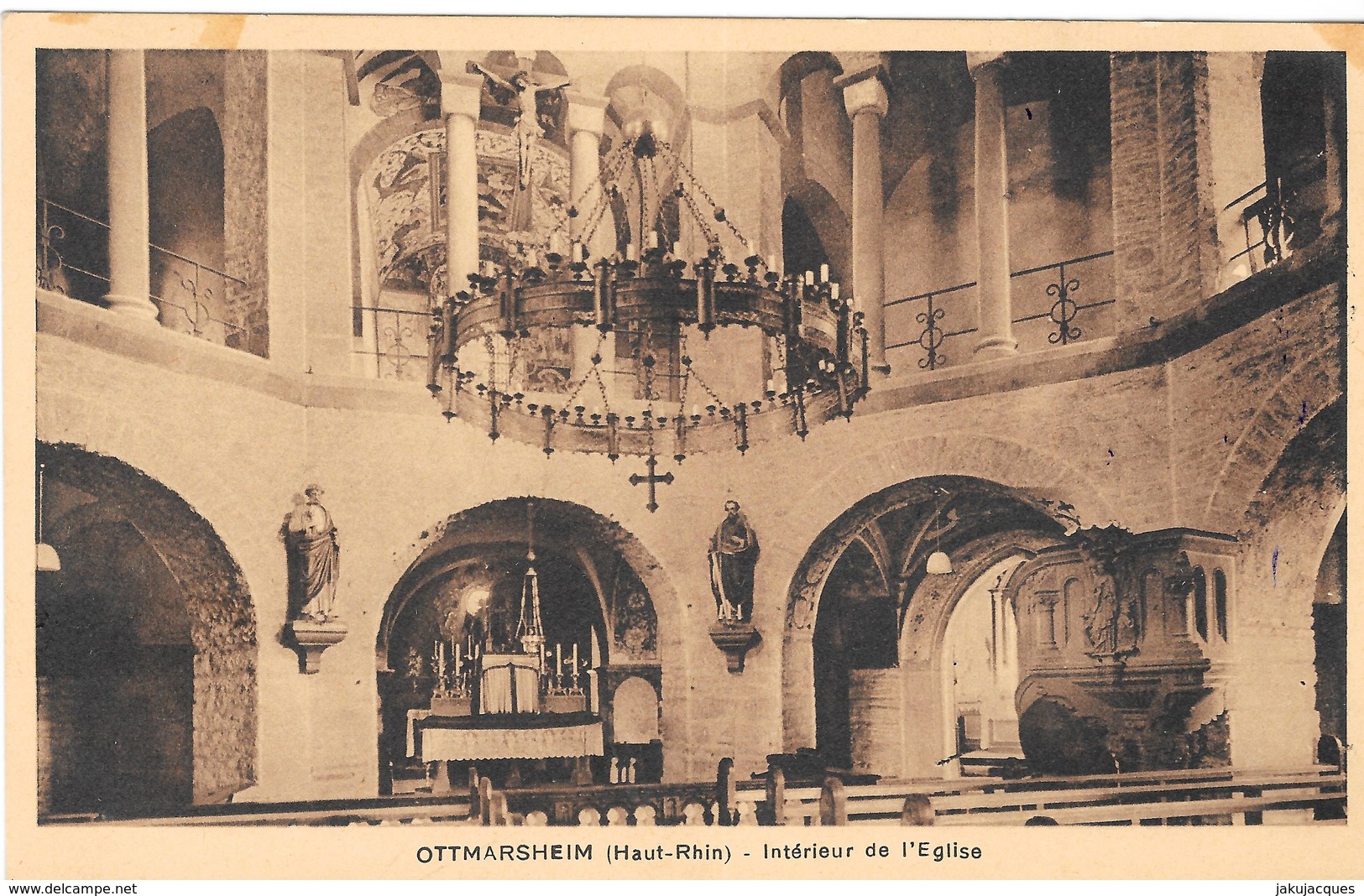 Ottmarsheim L'Eglise Octogone XI éme Siècle L'intérieur De L'église - Ottmarsheim