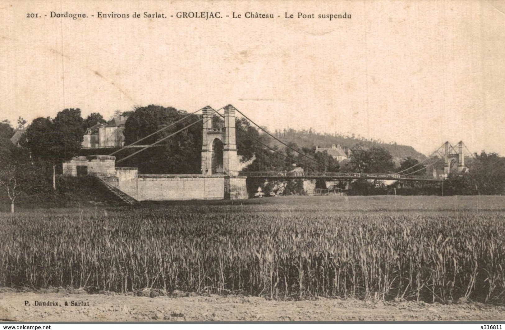 GROLEJAC - LE CHATEAU - LE PONT SUSPENDU - Autres & Non Classés