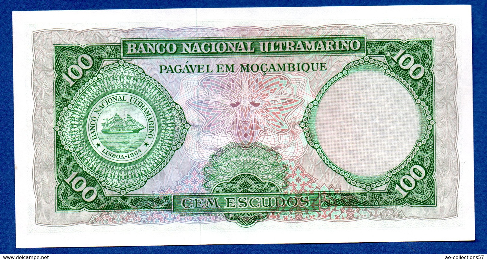 Mozambique   -  100 Escudos  -  Pick # 117  - état  SPL - Mozambique