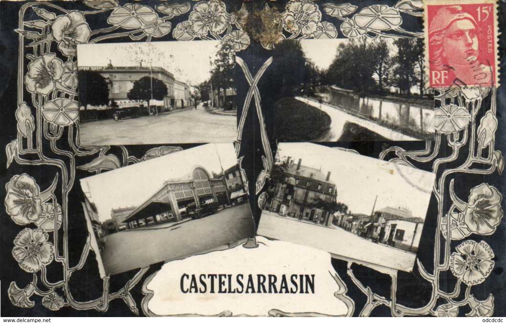 Fantaisie CASTELSARRASIN  Multivues Decor  Art Nouveau RV - Castelsarrasin