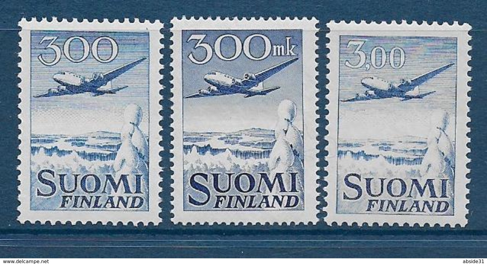 FINLANDE - P.A.  N° 3 - 4 - 9   ** - Unused Stamps